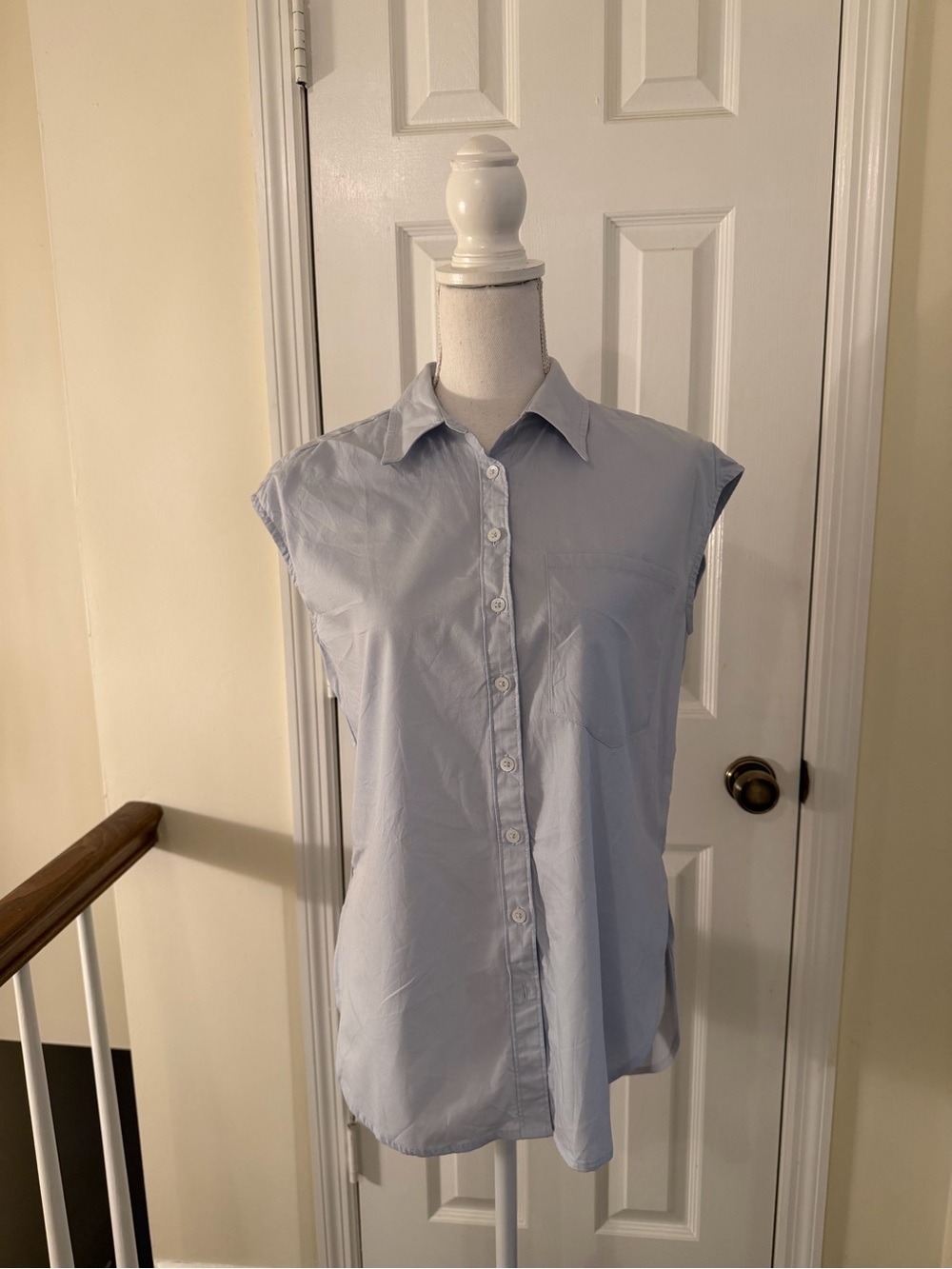 Anthropologie The Bennet Buttondown Shirt: Muscle Tank Edition - Picture 2 of 12